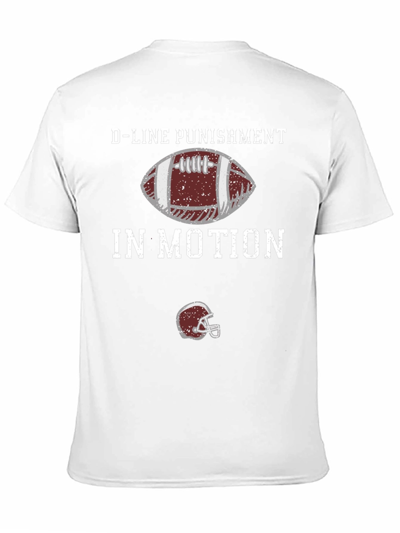 D-Line Punishment In Motion Football T-Shirt