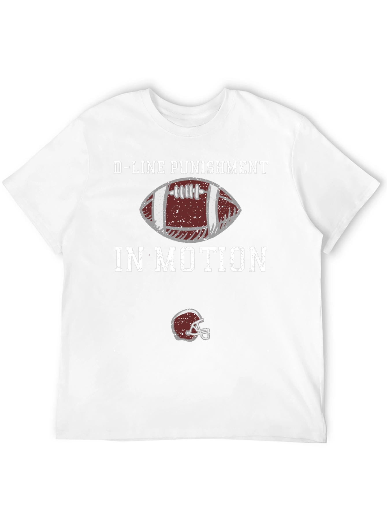 D-Line Punishment In Motion Football T-Shirt