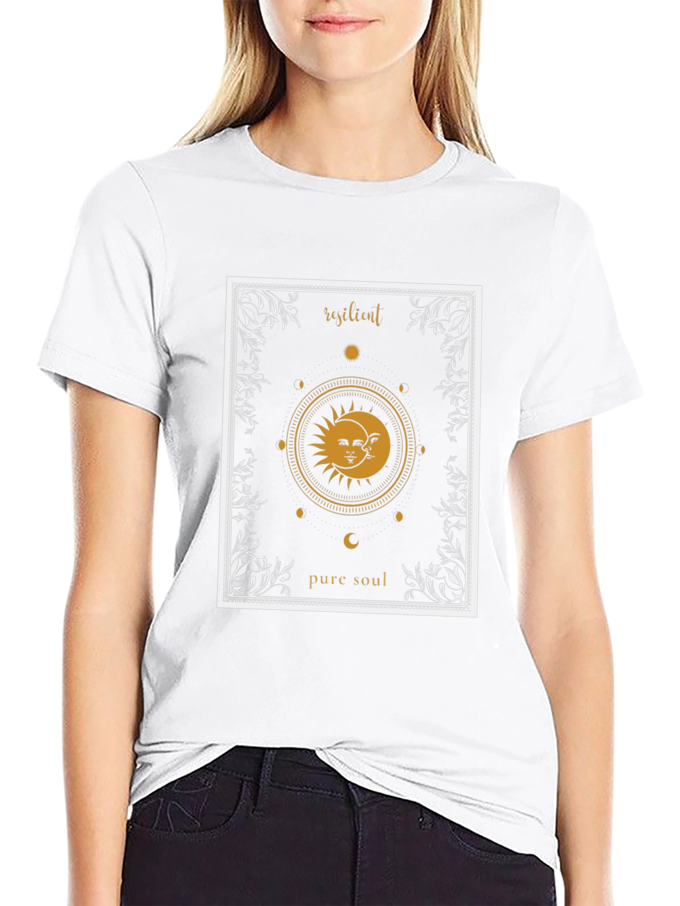 Resilient Pure Soul Graphic Tee - Unisex Black T-Shirt