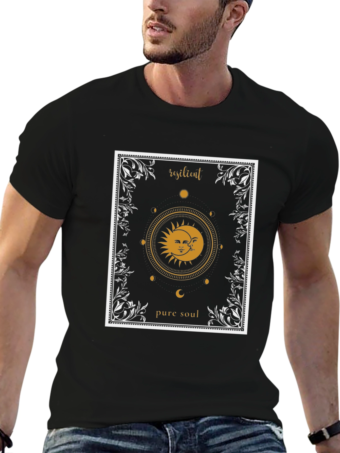 Resilient Pure Soul Graphic Tee - Unisex Black T-Shirt
