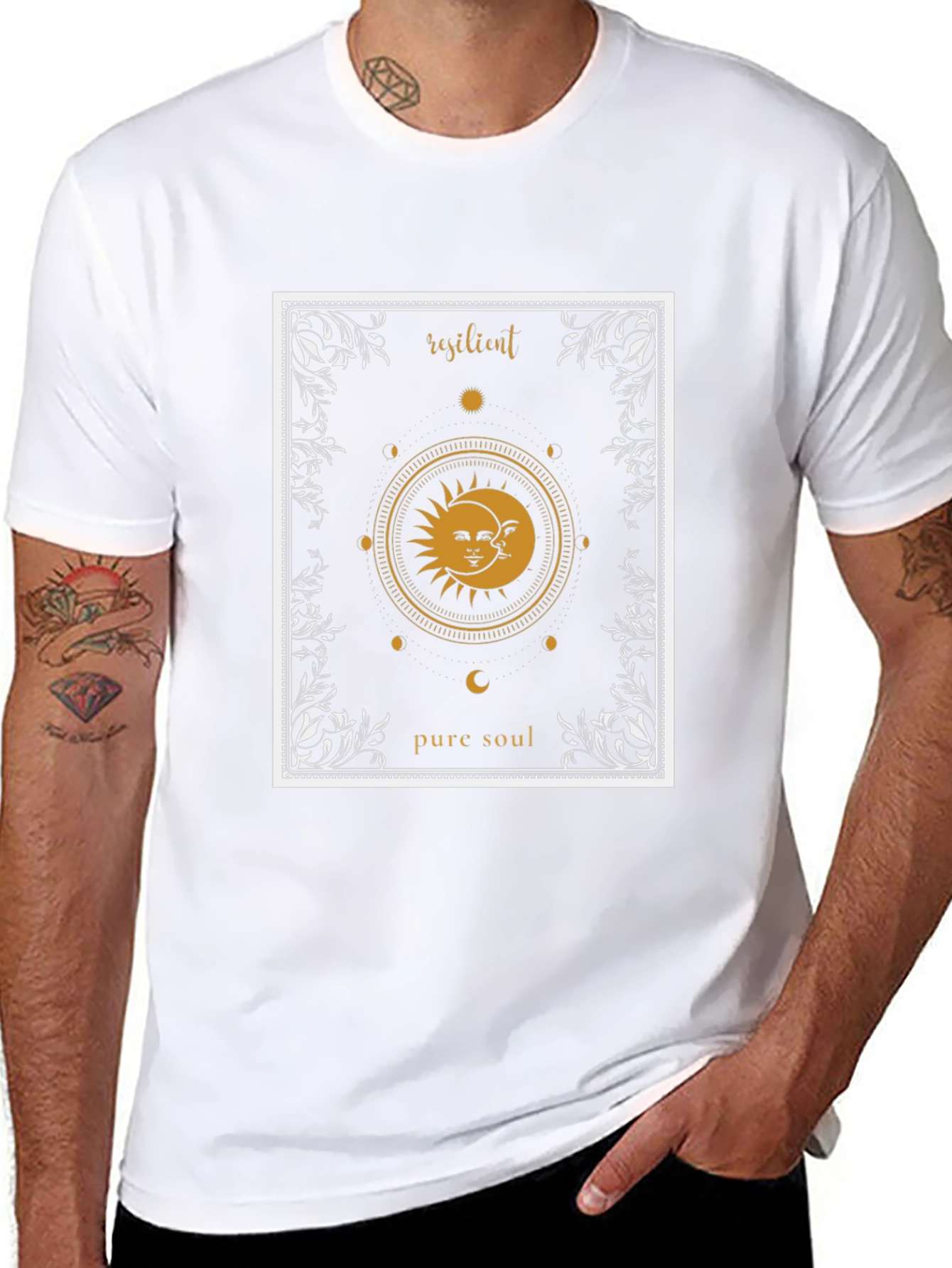 Resilient Pure Soul Graphic Tee - Unisex Black T-Shirt