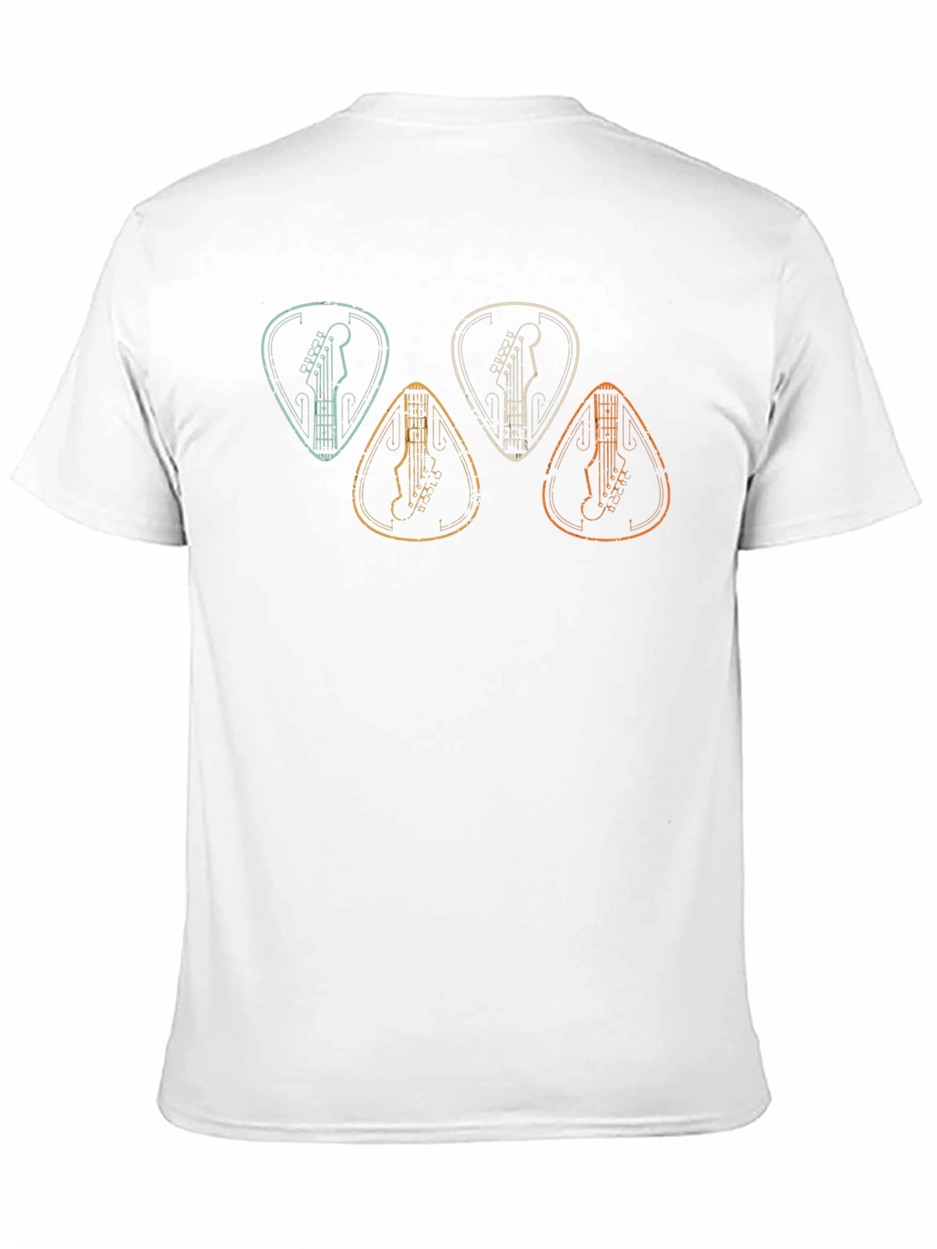 Guitar Pick Graphic T-Shirt - Music Lover Tee