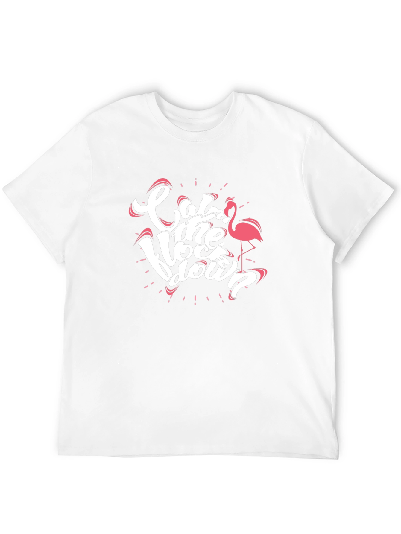 Eat the Lockdown Flamingo Graphic T-Shirt