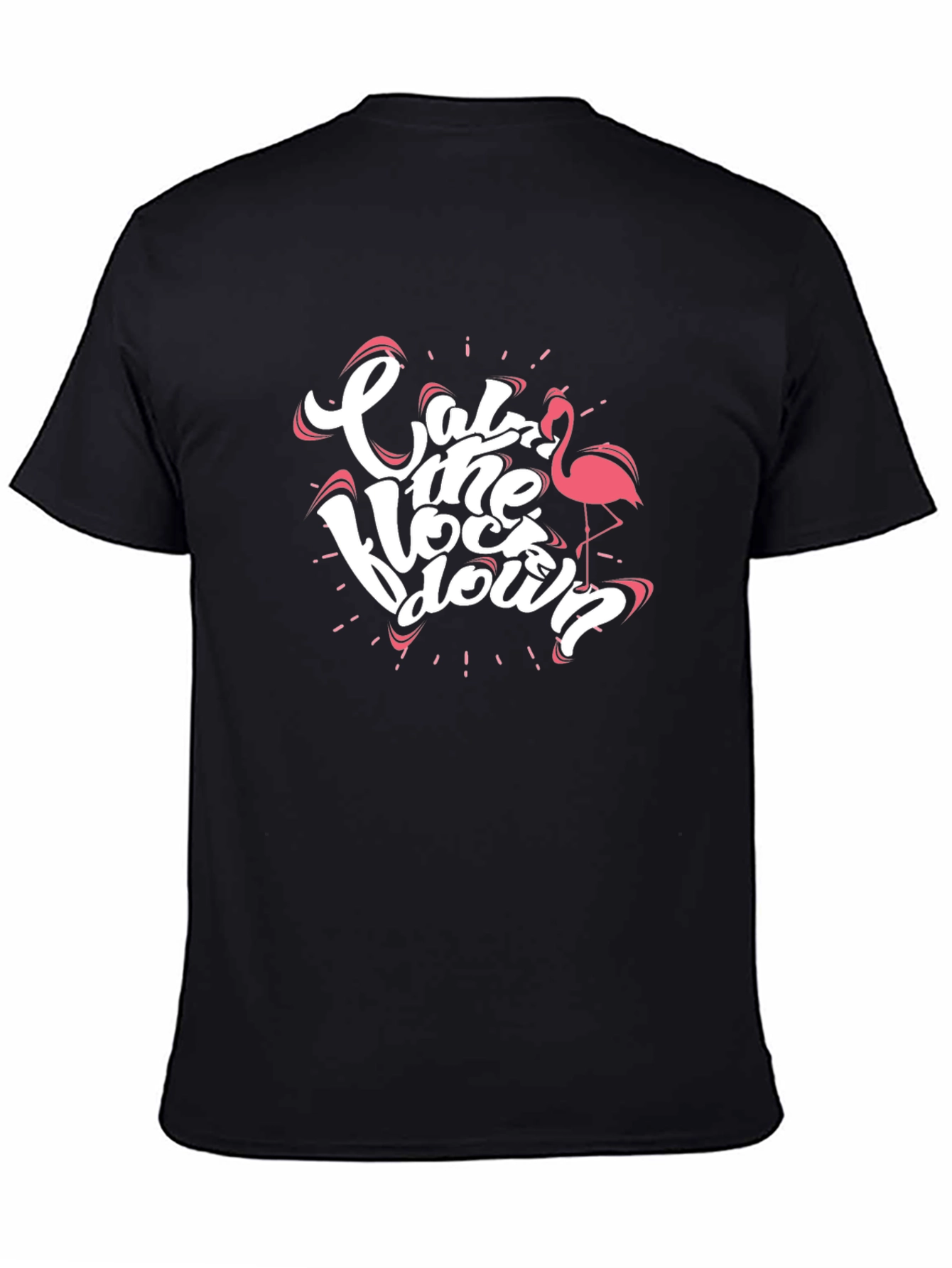 Eat the Lockdown Flamingo Graphic T-Shirt