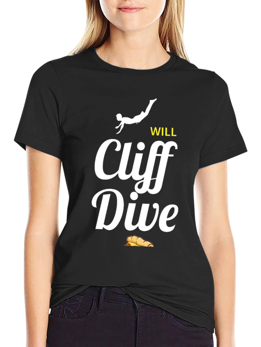 Cliff Dive T-Shirt - Funny Diving Tee