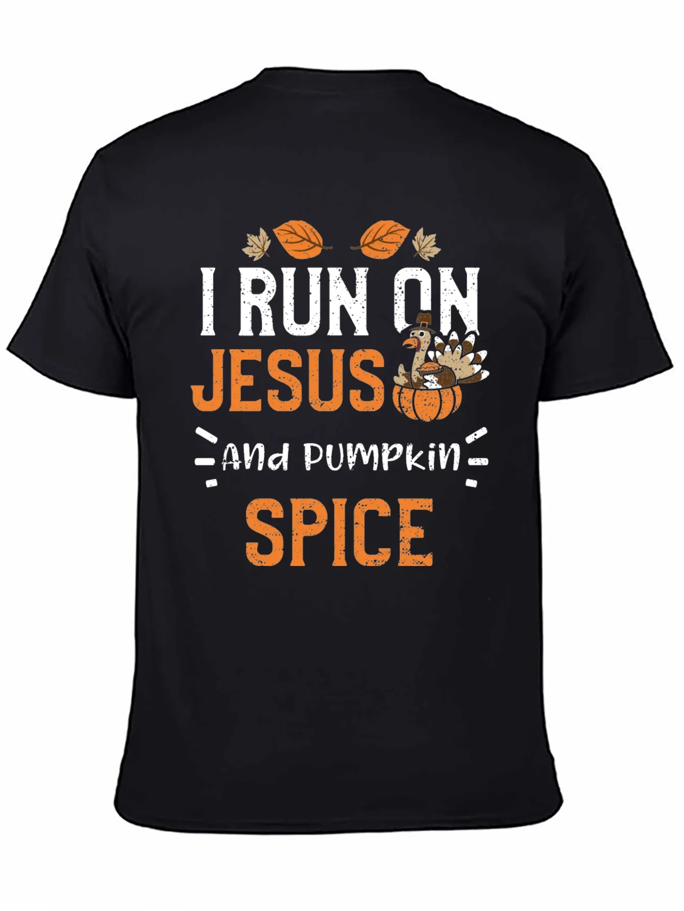 I Run on Jesus and Pumpkin Spice T-Shirt