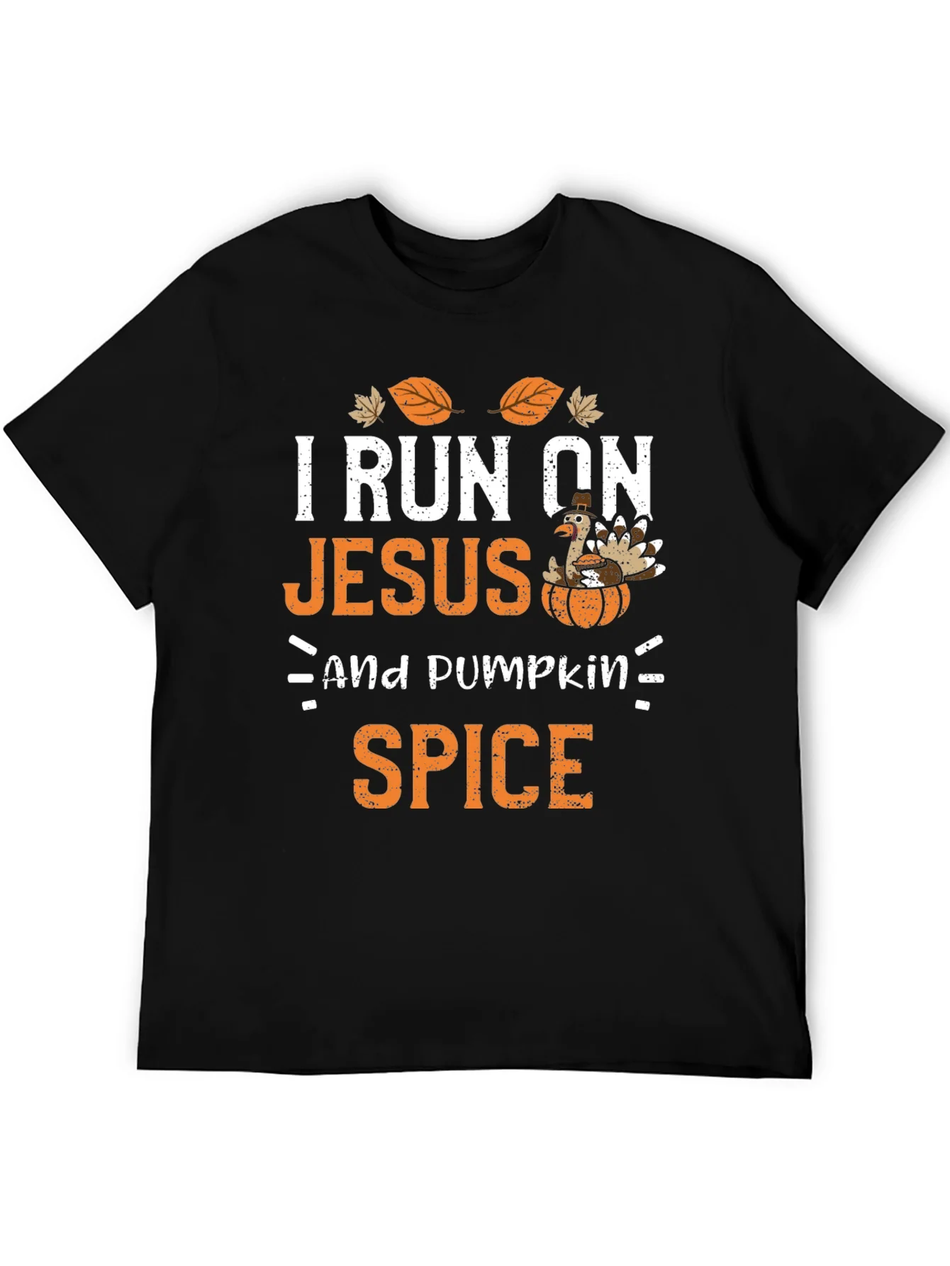 I Run on Jesus and Pumpkin Spice T-Shirt
