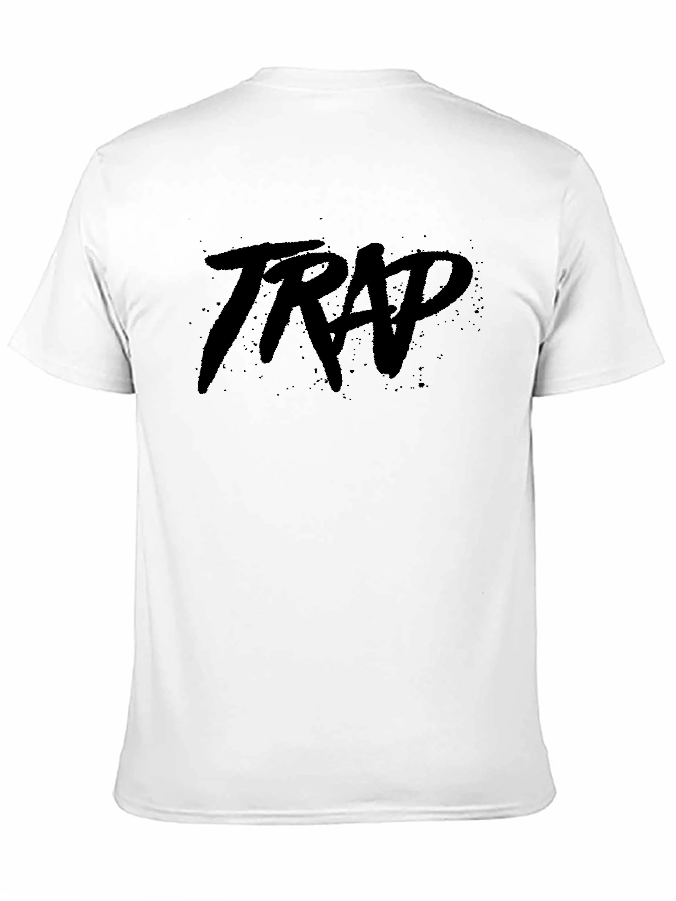 TRAP Graphic Print Black T-Shirt