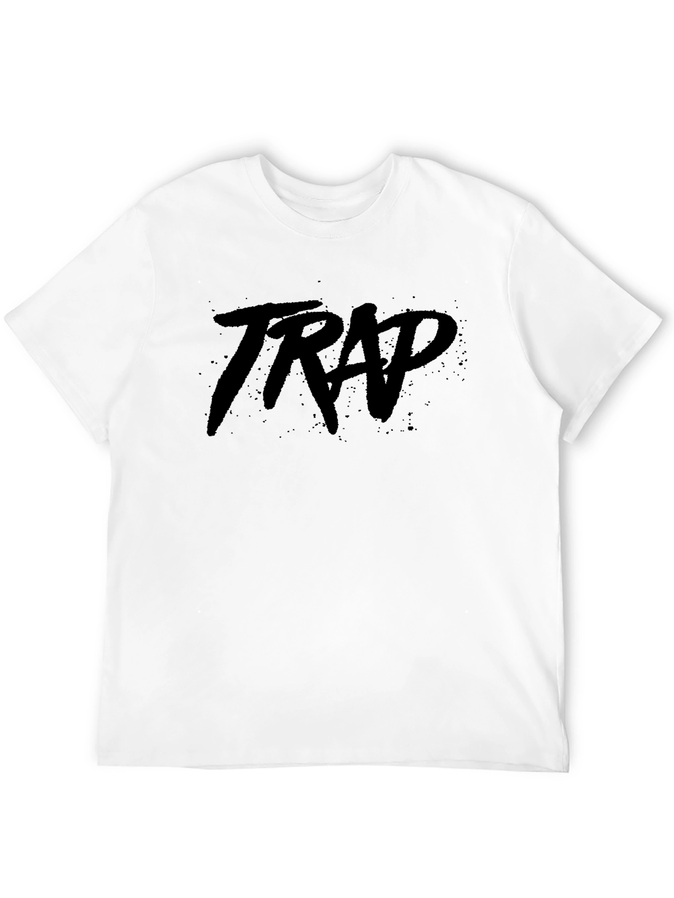 TRAP Graphic Print Black T-Shirt