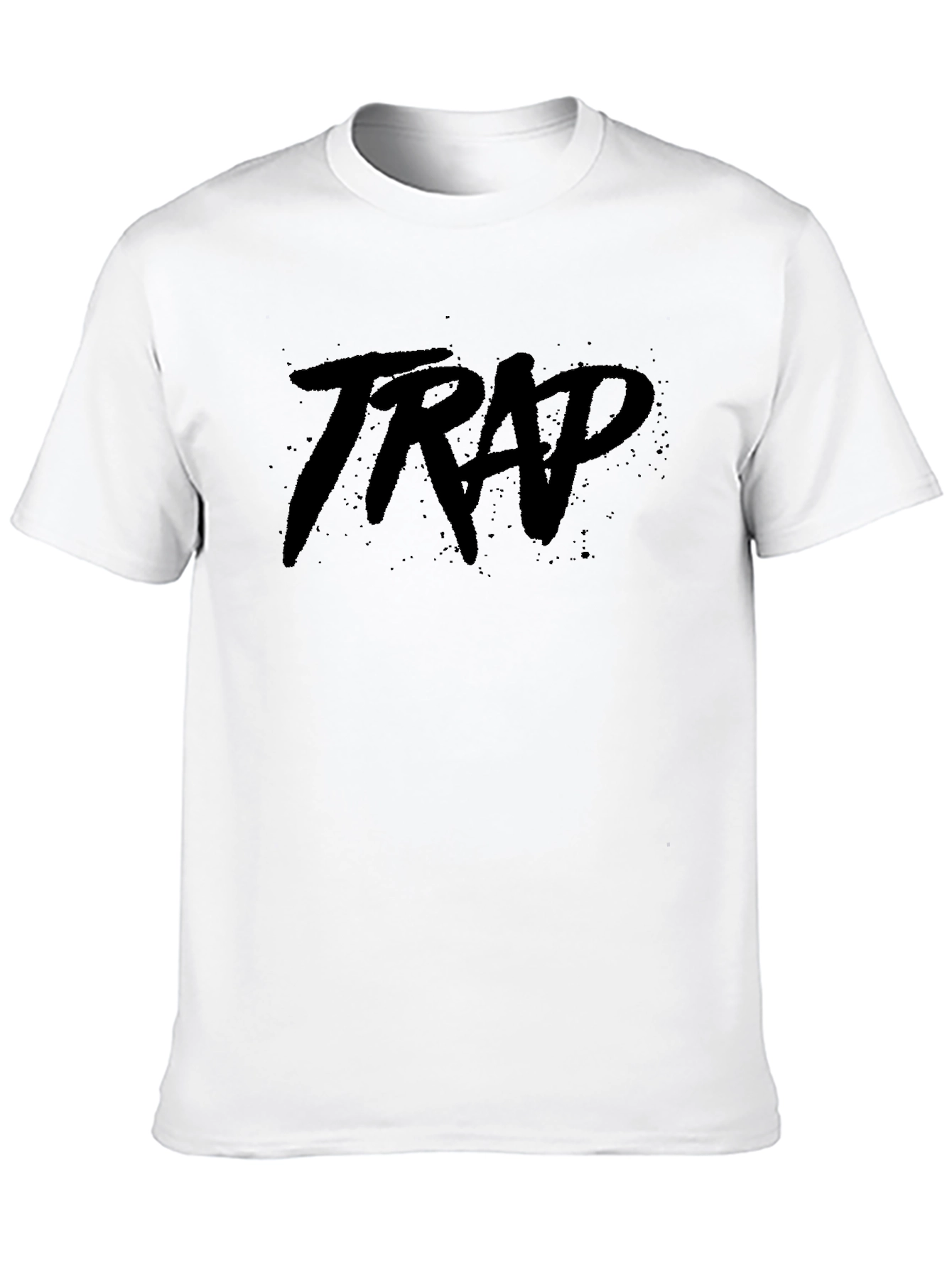 TRAP Graphic Print Black T-Shirt