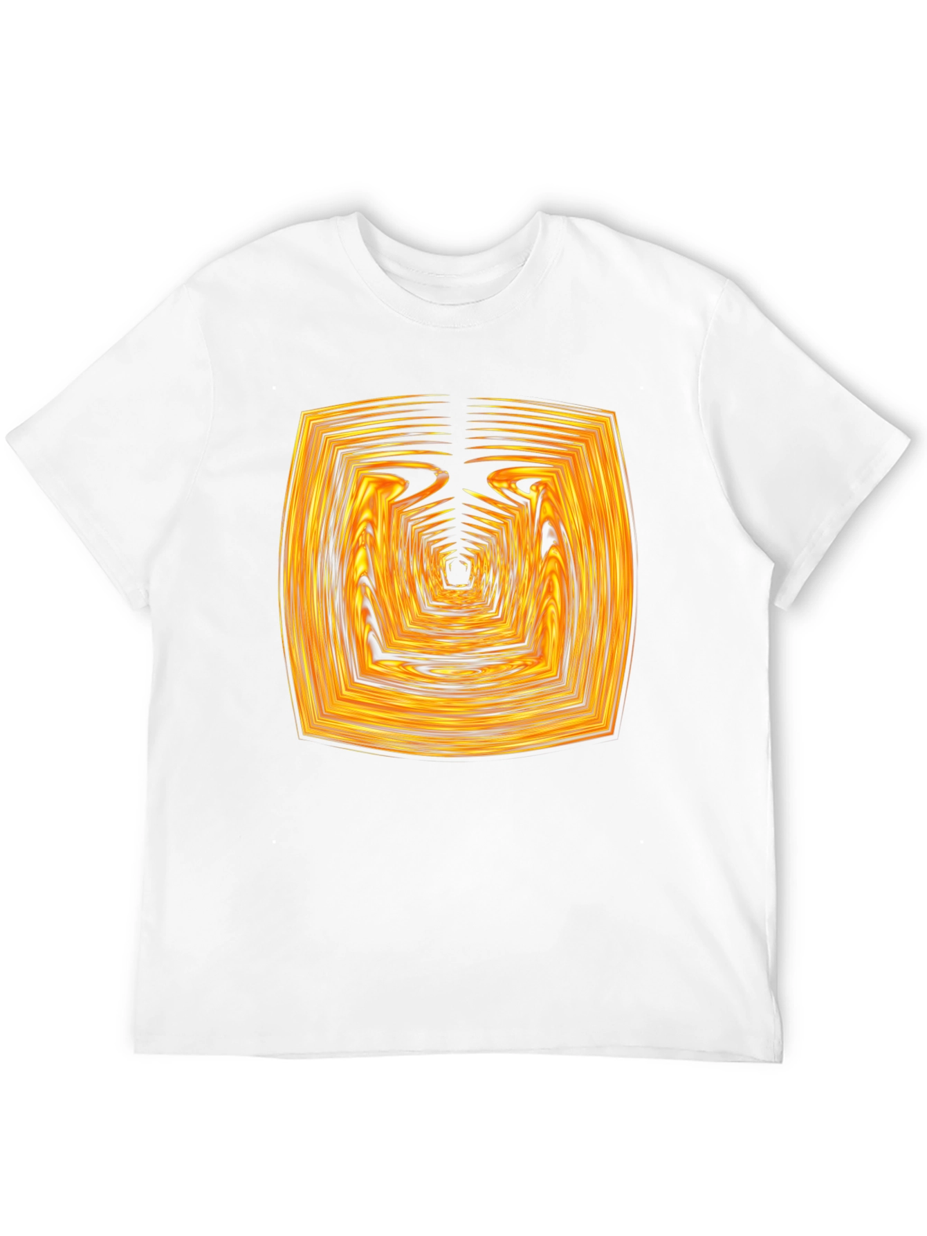 Fiery Tunnel Graphic Black T-Shirt