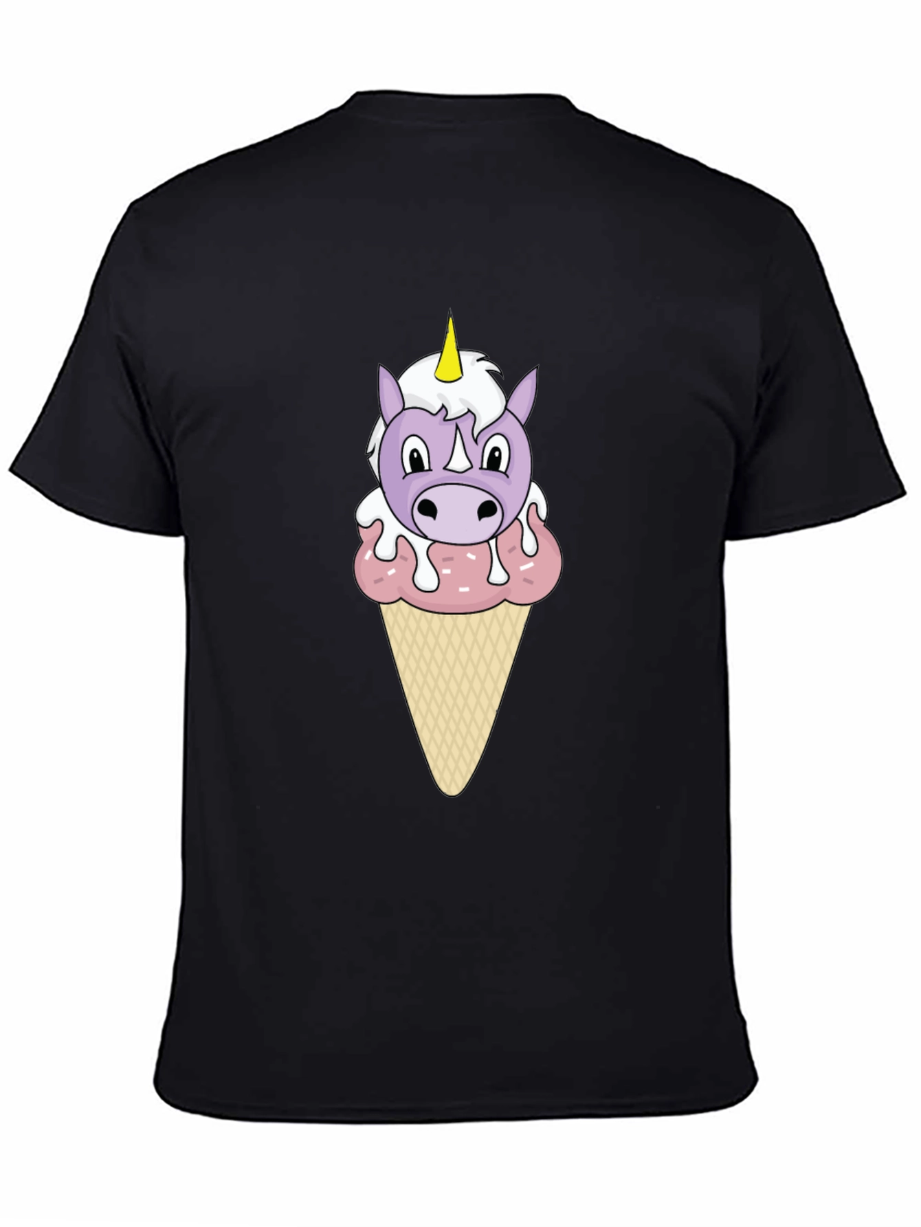 Unicorn Ice Cream Graphic T-Shirt
