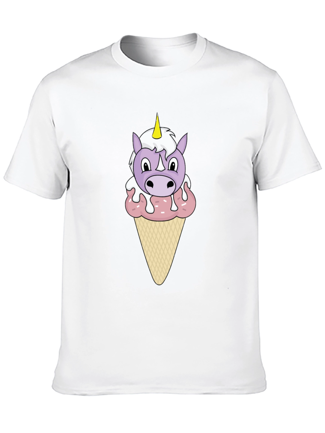 Unicorn Ice Cream Graphic T-Shirt