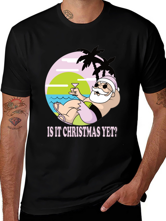 Tropical Santa Christmas T-Shirt