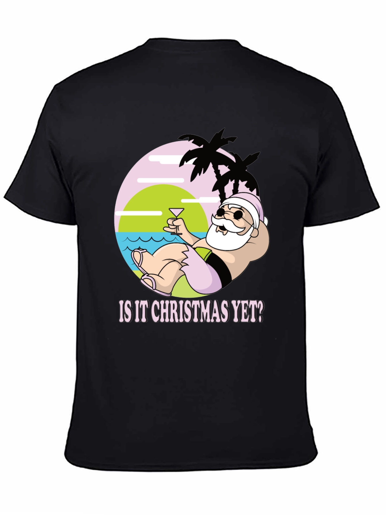 Tropical Santa Christmas T-Shirt