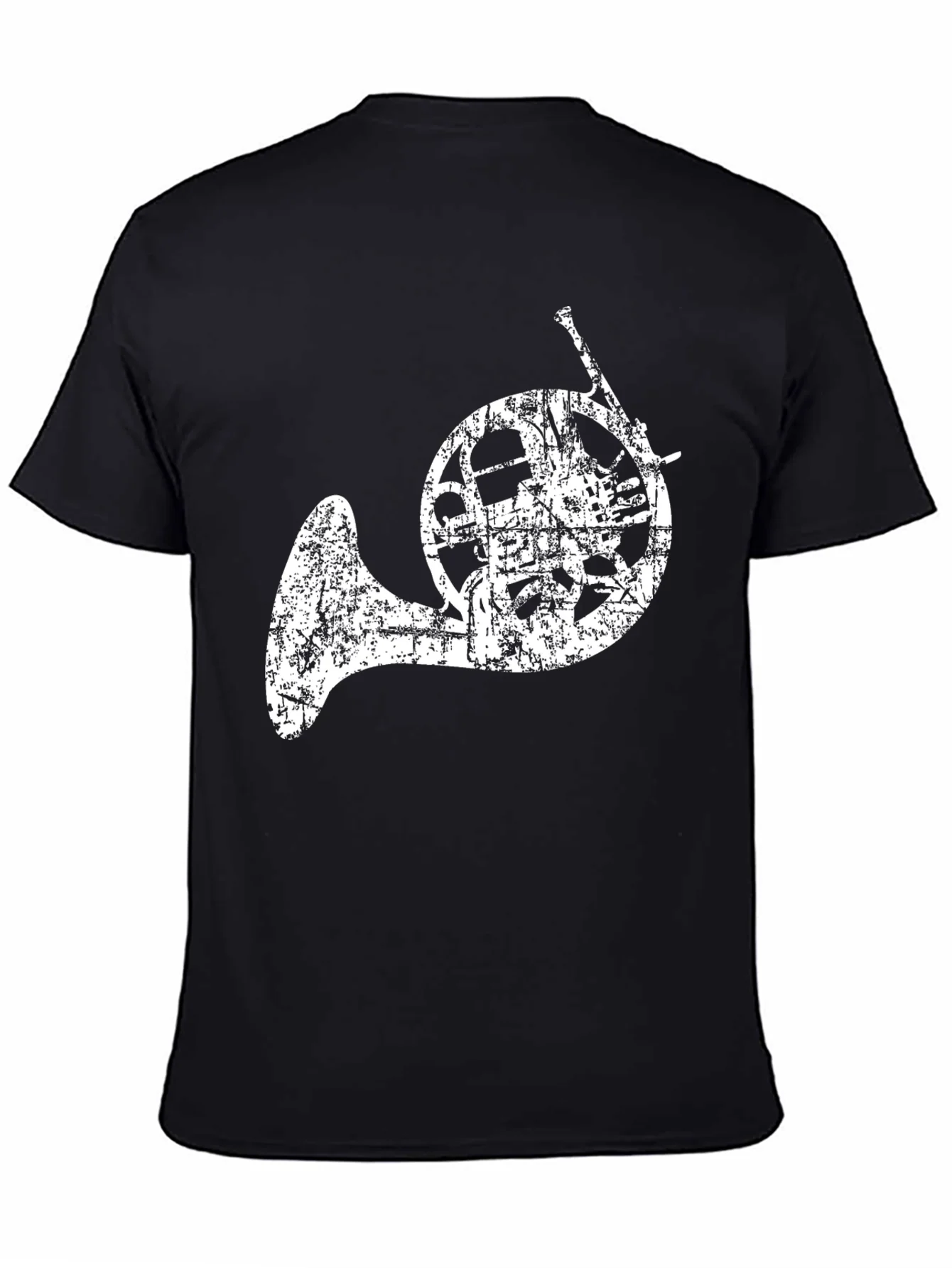 French Horn Graphic T-Shirt - Music Lover Tee