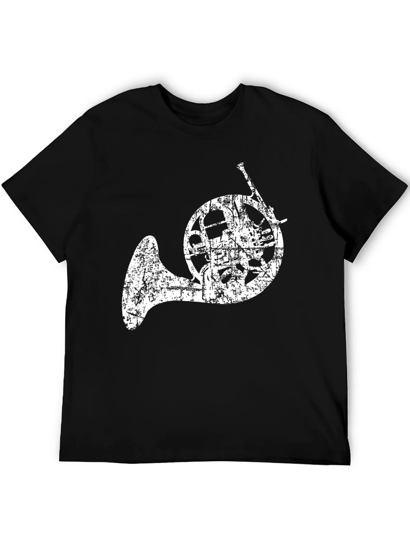 French Horn Graphic T-Shirt - Music Lover Tee