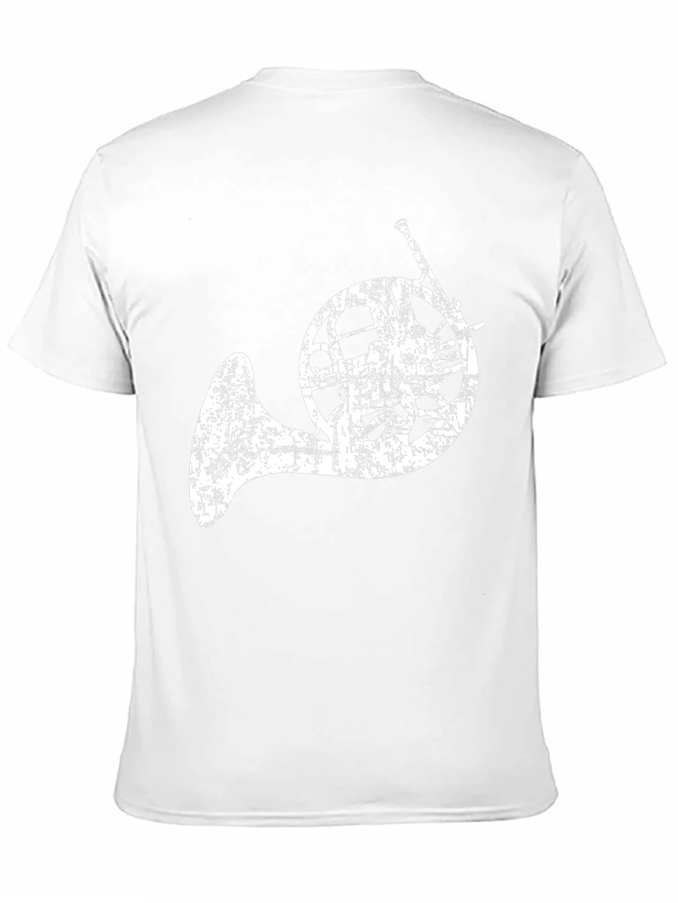 French Horn Graphic T-Shirt - Music Lover Tee