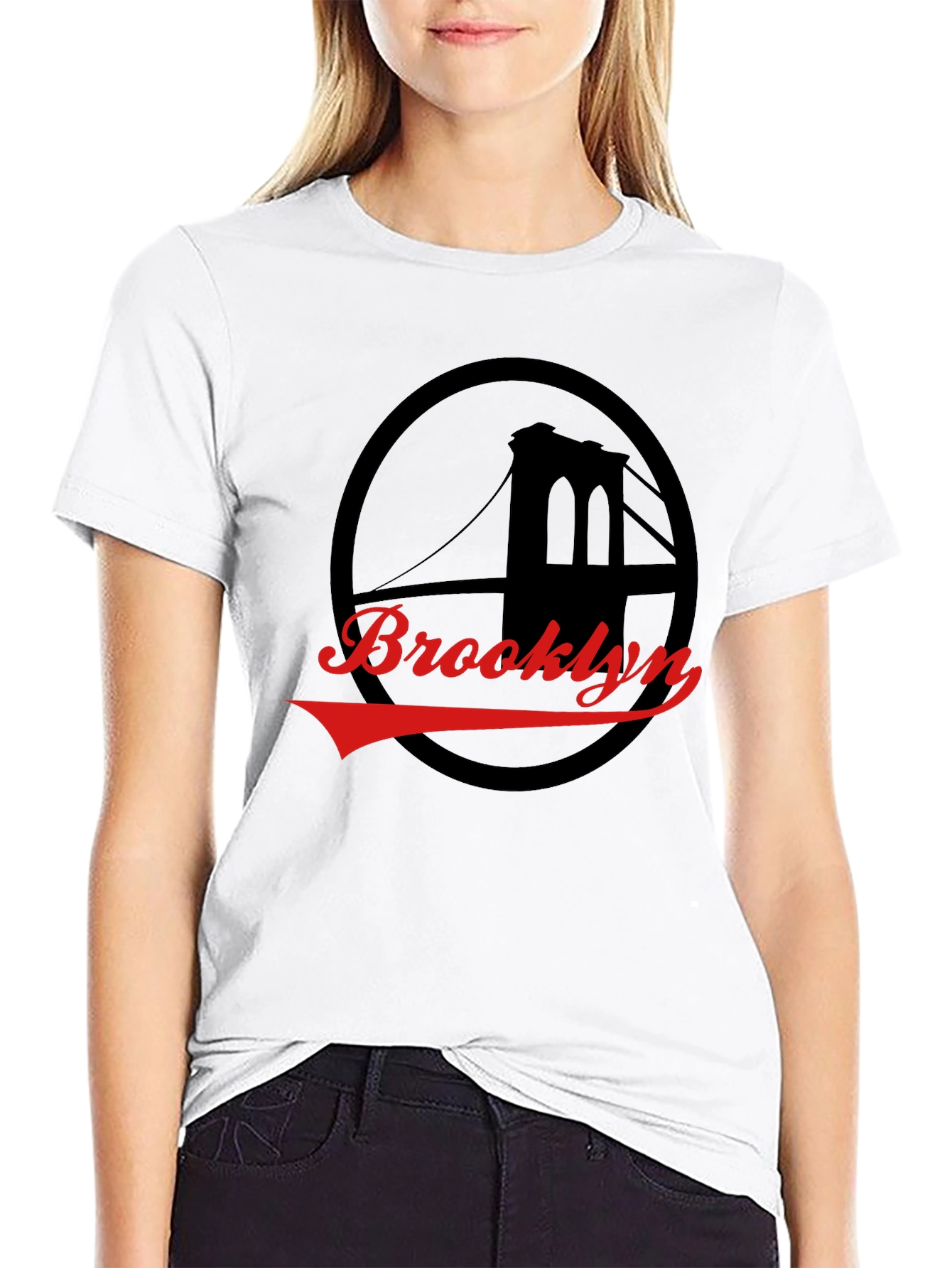 Brooklyn Bridge Graphic Tee - Black