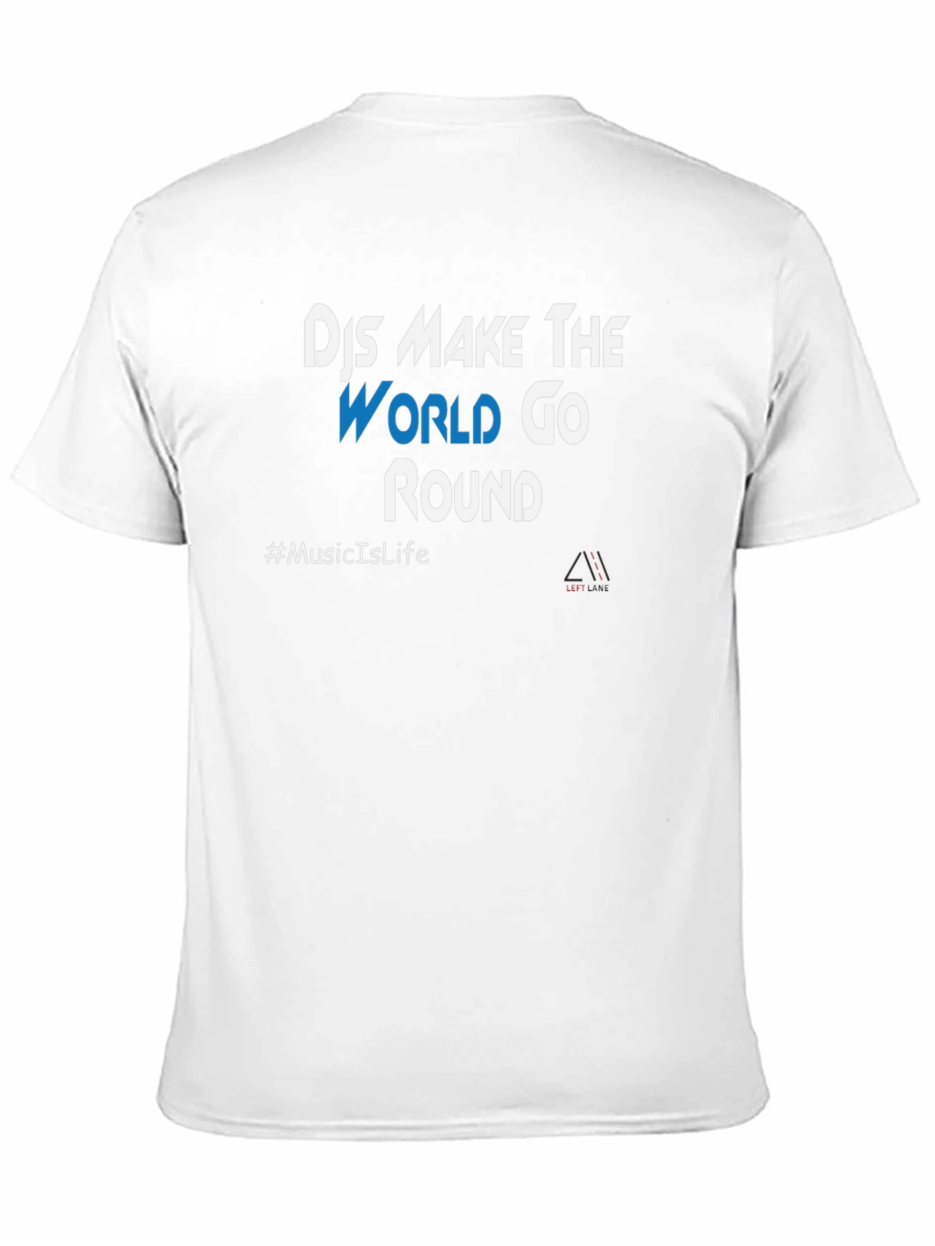 DJs Make The World Go Round Black T-Shirt