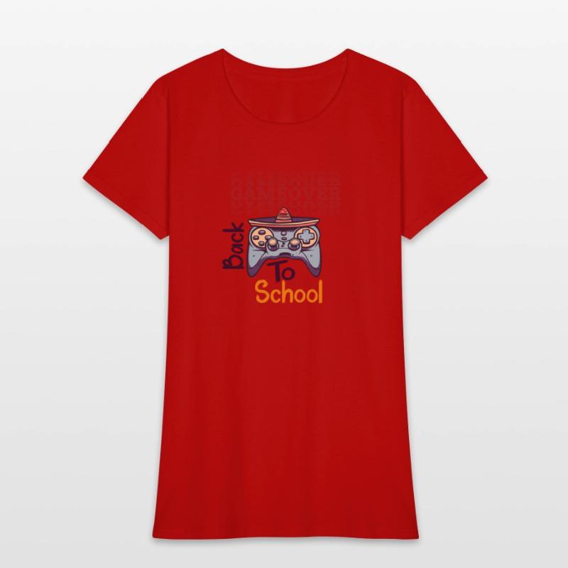 game over back to school funny design