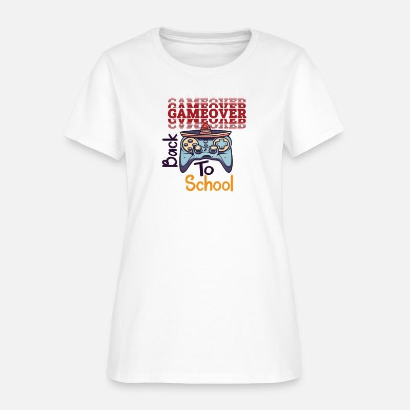 game over back to school funny design