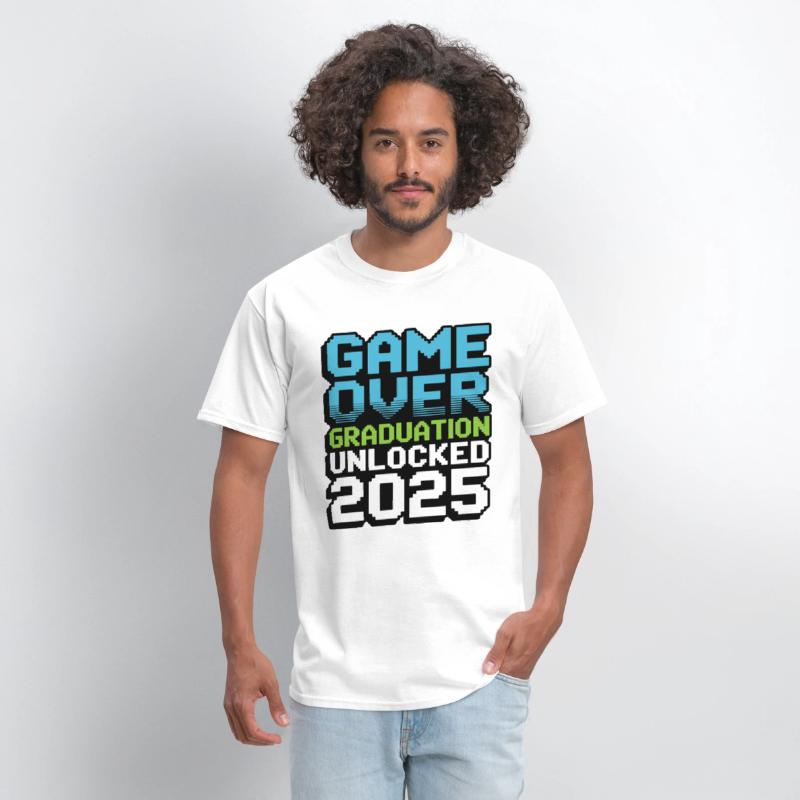 Game Over – Graduation Unlocked 2025 Shirt Gift
