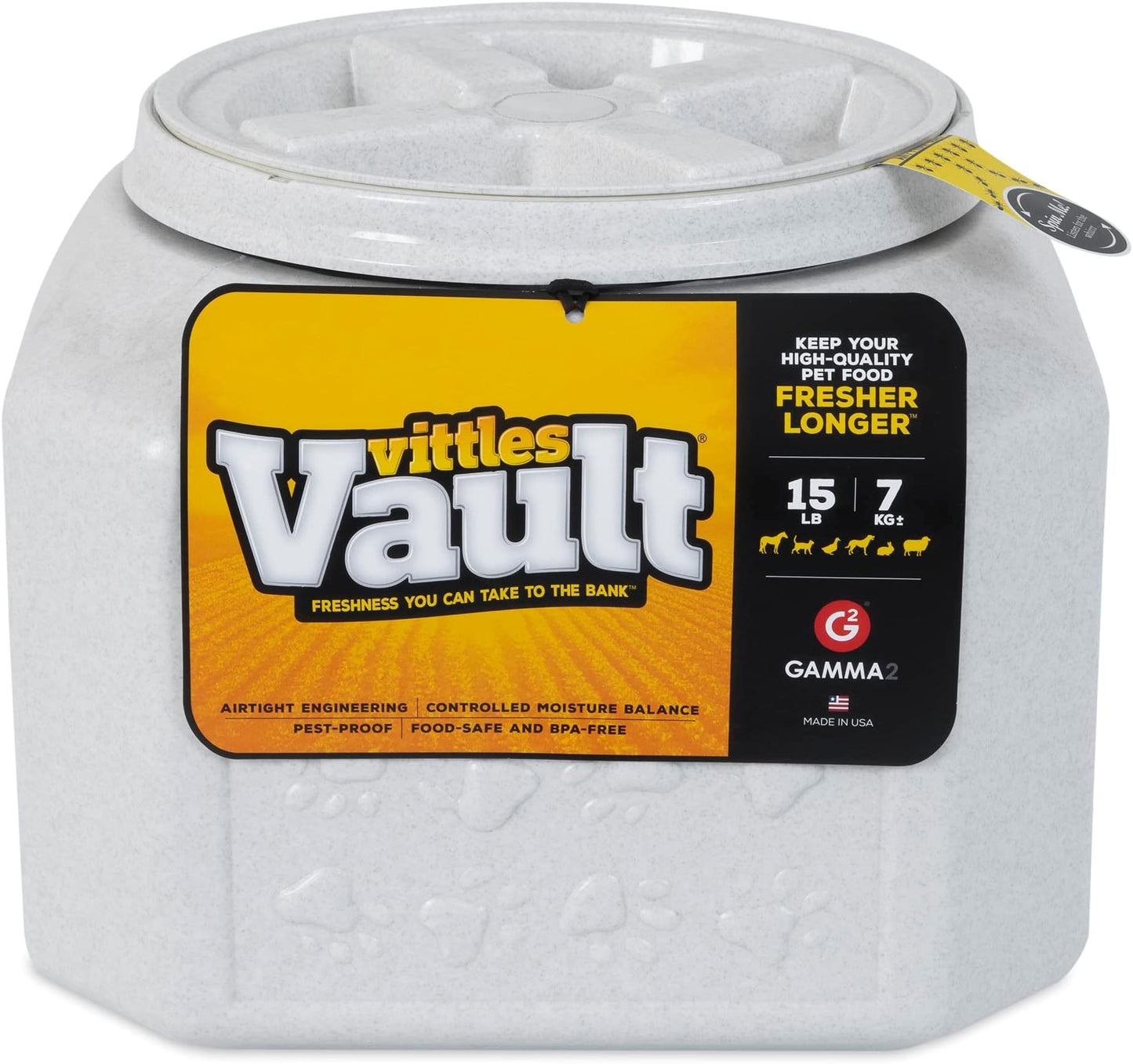 Gamma2 Vittles Vault Dog Food Storage Container wi - Top Rated