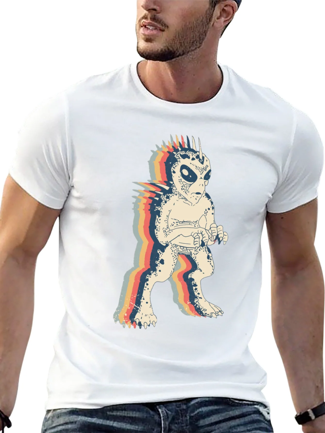 Retro Alien T-Shirt - Sci-Fi Graphic Tee