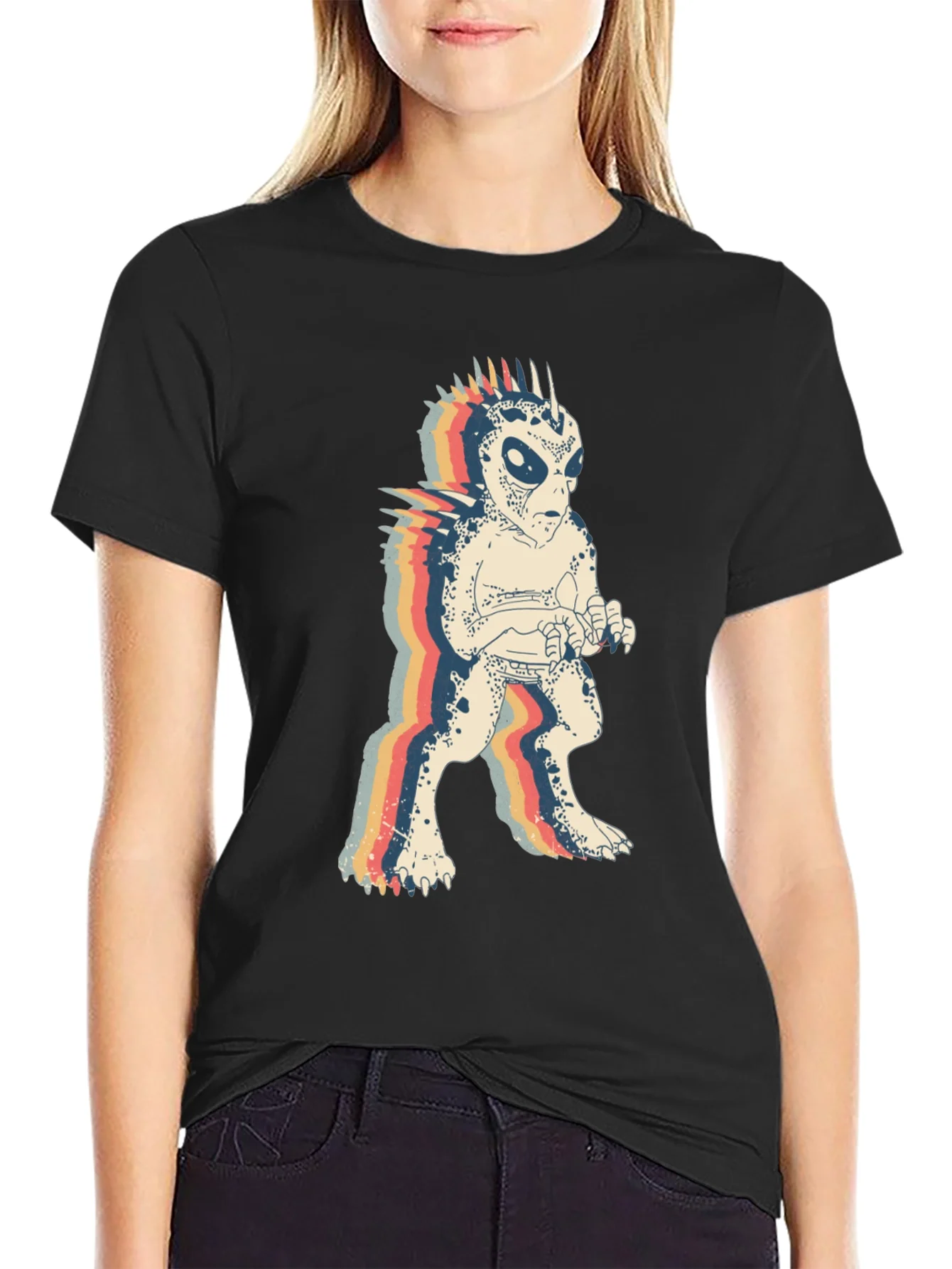 Retro Alien T-Shirt - Sci-Fi Graphic Tee