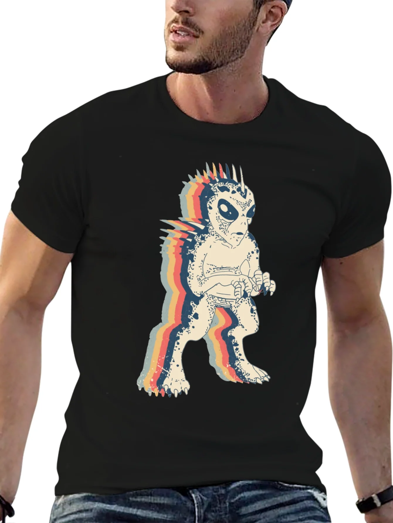 Retro Alien T-Shirt - Sci-Fi Graphic Tee