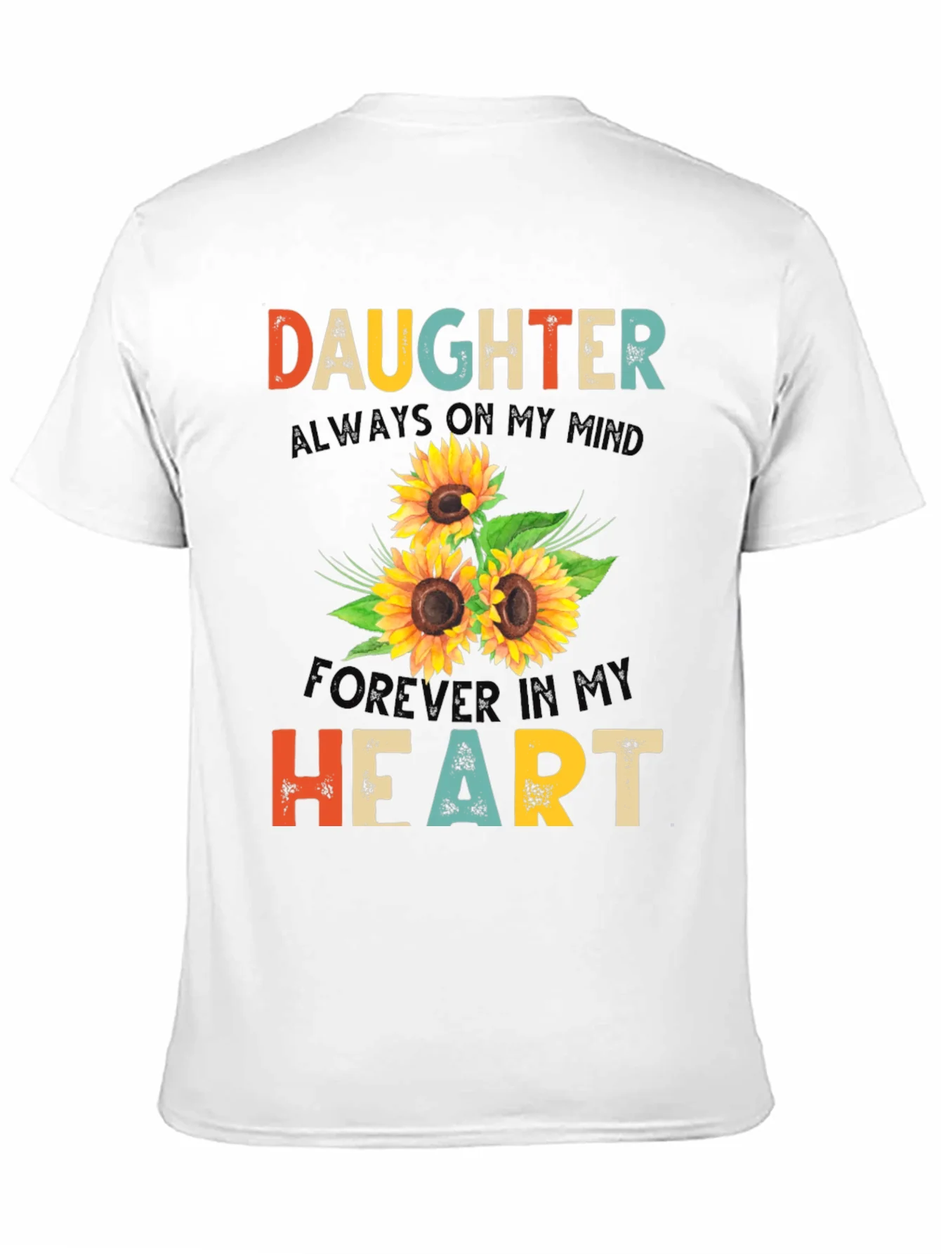 Daughter Sunflower Graphic T-Shirt