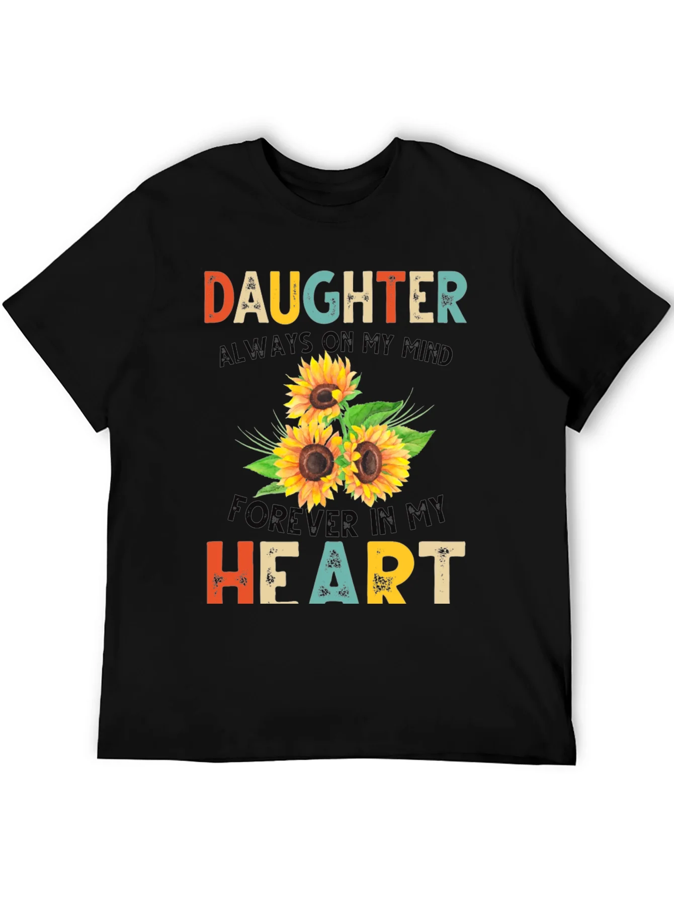 Daughter Sunflower Graphic T-Shirt