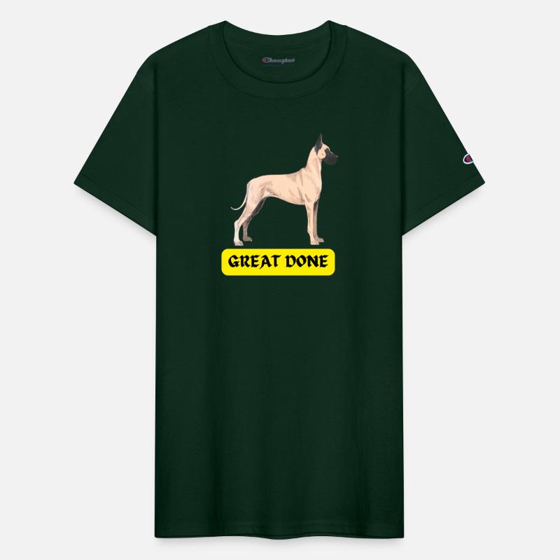 German Great Done dog is a large-sized dog