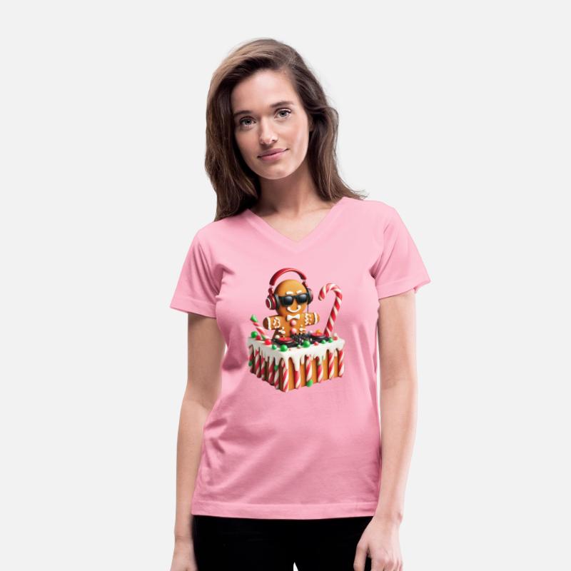 Gingerbread DJ Booth Christmas Holiday Candy Cane