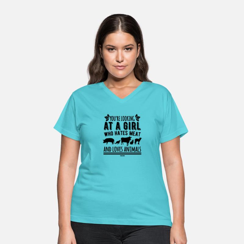 Girl loves animals vegan gift