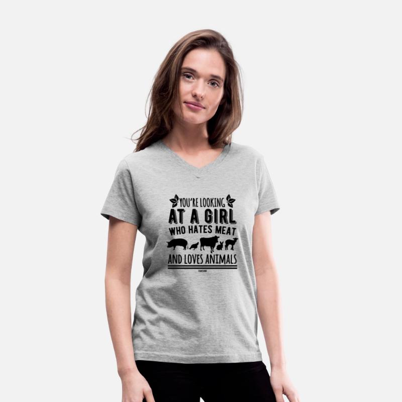 Girl loves animals vegan gift