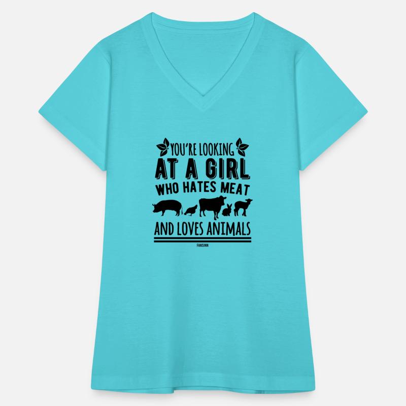Girl loves animals vegan gift