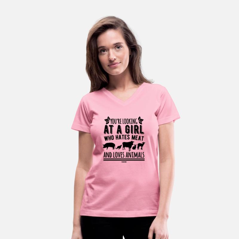 Girl loves animals vegan gift