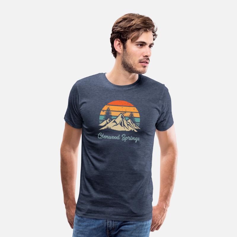 Glenwood Springs Retro Vintage Mountain Sunset Out