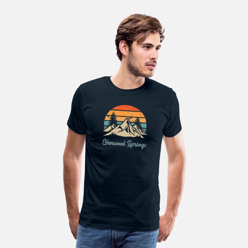 Glenwood Springs Retro Vintage Mountain Sunset Out