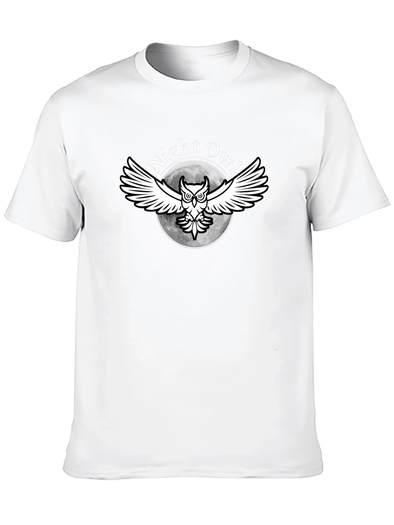 Night Owl Graphic T-Shirt - Black