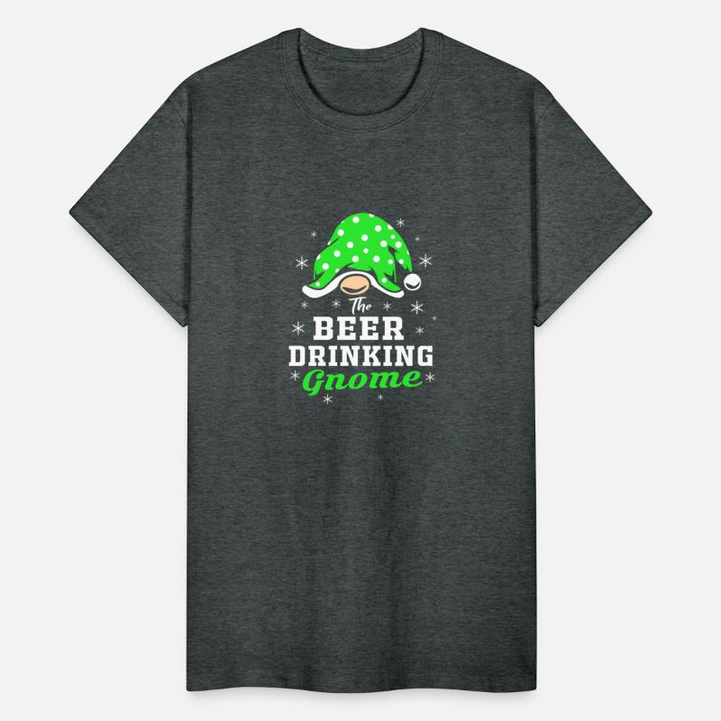 Gnome Beer Drinking Matching Family Christmas Elf