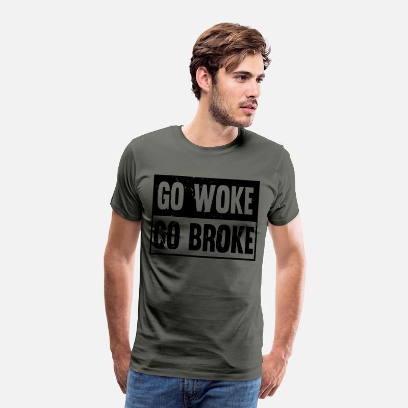 Go Woke Go Broke - Anti-Woke Statement Design