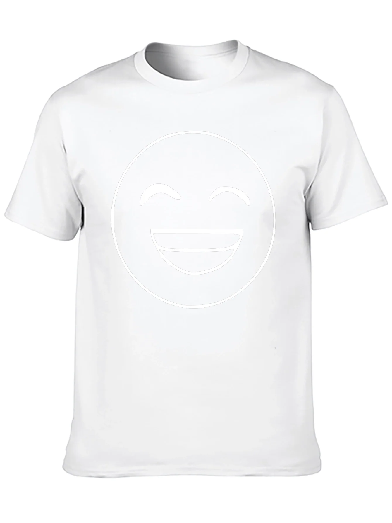 Happy Face Graphic Tee - Classic Emoji Style