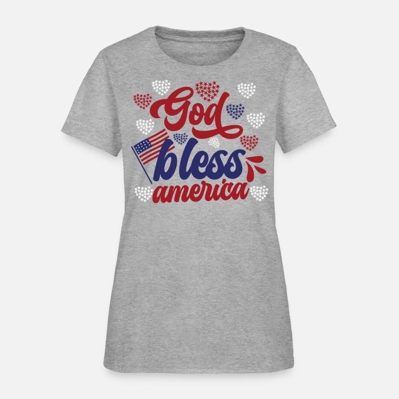 GOD BLESS AMERICA HEARTS