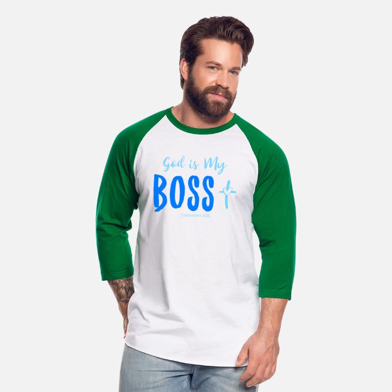 God is my boss, Colossians 3:23, Christian Message
