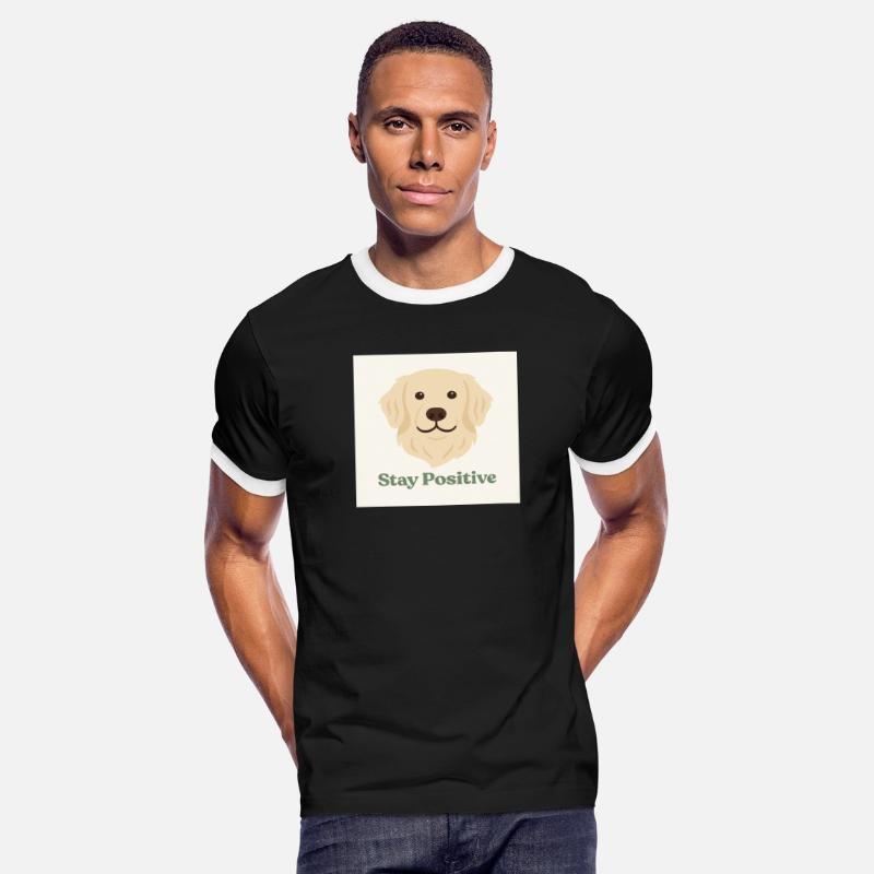 Golden Retriever Stay Positive T-Shirt