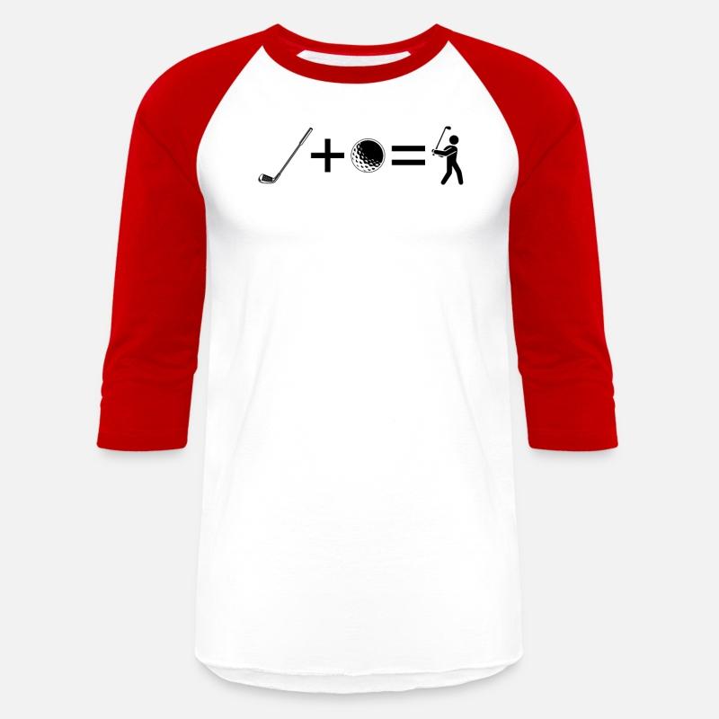Golf Club + Golf Ball = Funny Golfing Stick Figure