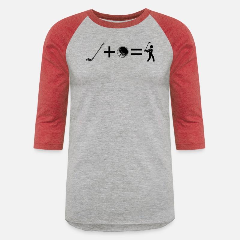 Golf Club + Golf Ball = Funny Golfing Stick Figure